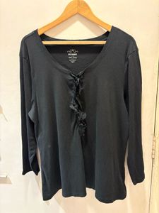 Old Navy Black Long Sleeve Top XXL