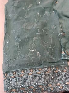 Teal Embroidered Salwar Kameez