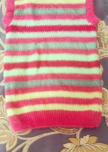 Striped Knit Vest