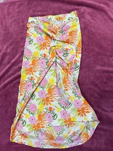 Floral Print Top &amp; Skirt Set