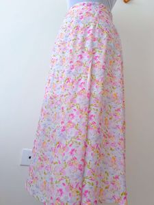 Floral Pink Skirt