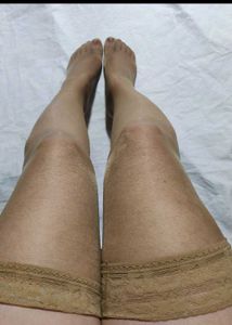 Intimidea Nude Hold up Stockings