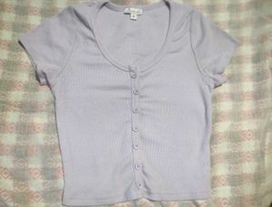 Cute Ribbed Top 💜