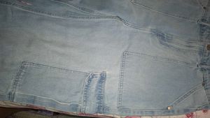 Light Wash Cargo Jeans