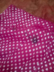Pink Polka Dot Skirt