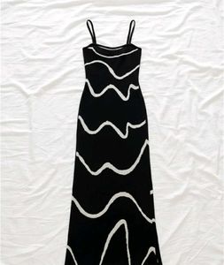 Unique Black Wave Dress