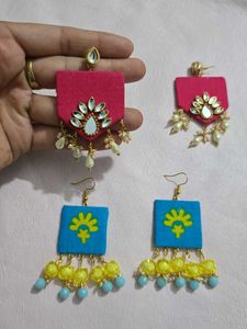 Fabric Earings