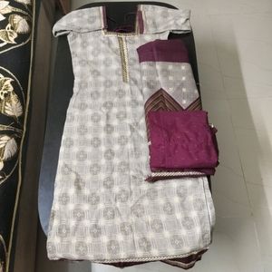 Kurta Set With Bottom And Dupatta