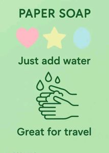 Cute Heart Shaped Soap Flakes