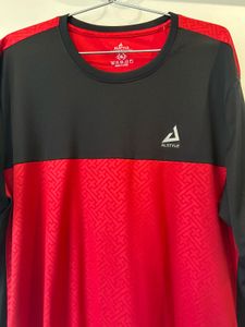 Allstyle XL size Red Gym Tshirt