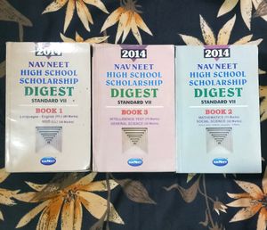 Standard 7th High School Scholarship Examination Guides | Complete Set Of 3 Books