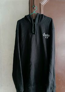 Black Premium Fleece Hoodie For Men ♻️