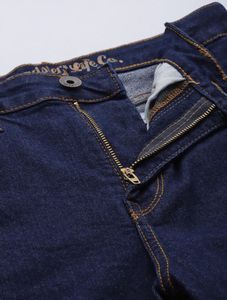 Dark Blue Flare Leg Jeans