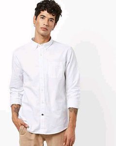 Men's White Oxford Shirt