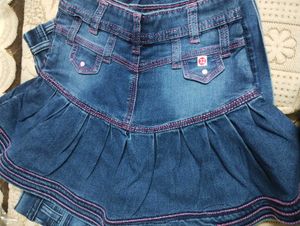 Denim Mini Skirt