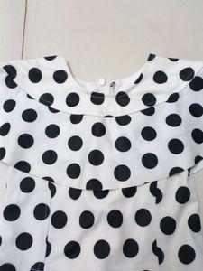 Polka Dot Top And Red Skirt .it&#39;s A New Product. Size 1 Year Baby Girl