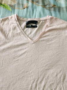 Pink V-Neck T-Shirt