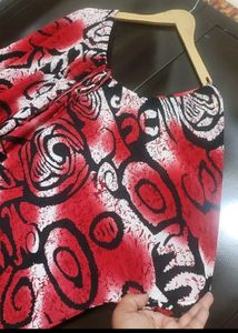 Multi Printed Top For Girl Or Woman 54 Bust