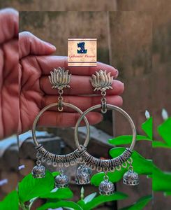 Oxidised Earring