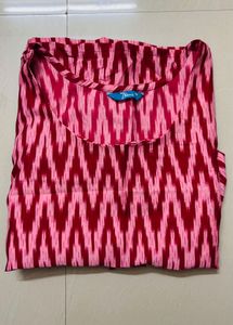 Printed Pink Kurta