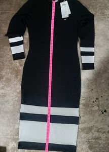Round-Neck Bodycon Dress