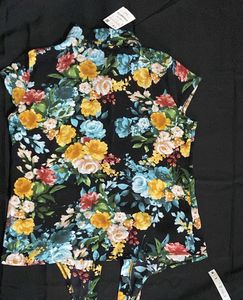 Zara Floral Print Bodysuit