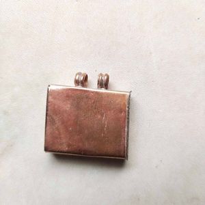 Pure Copper Box Pendant Charm
