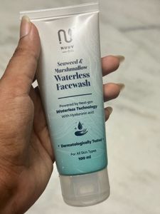 NUUV Waterless Facewash | Broken Seal But Unused