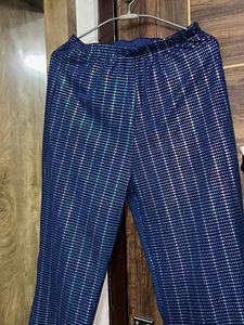 Sparkly Blue Crop Top