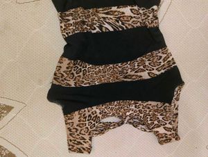 Animal Print Mini Dress