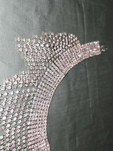 ODETTE Rhinestone Statement Necklace