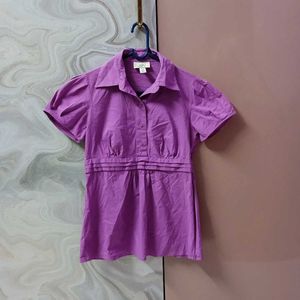 Stretchable Purple Top .