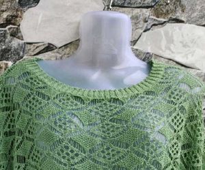 Light Green Corchet Top