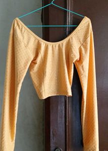 Long Sleeve Crop Top