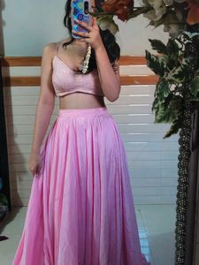 Baby Pink Lehenga / Soft Girl Outfit