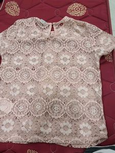 Lace Top with Ruffles