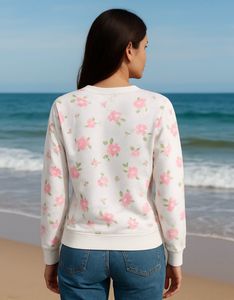 Floral Print Sweatshirt