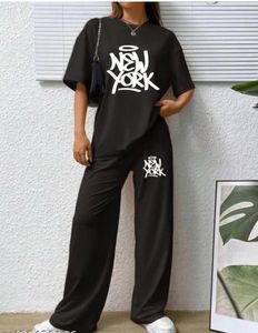 *Stylish New York Print Top &amp; Bottom Set