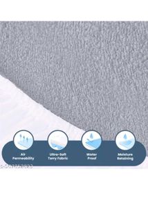 Gray mattress cover