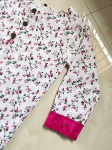 Floral Print Kurta