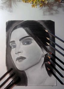 Pencil Portrait Drawing