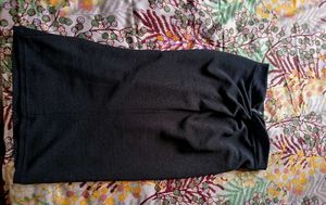 Black SASSAFRAS Pencil Skirt