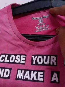 Pink T Shirt For Sale