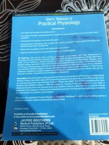 Ghai&#39;s Practical Physiology Textbook - 10th Editio