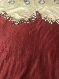 4 Pieces Windows And One Piece Door Curtains