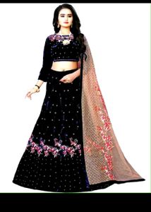 Black Trendy Lehanga