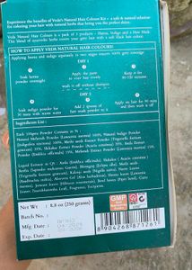 Veda Natural Hair Colours