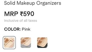 Pink Travel Jewelry Box