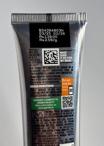 Garnier Facewash And Sunscreen
