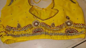 Yellow Embellished Blouse